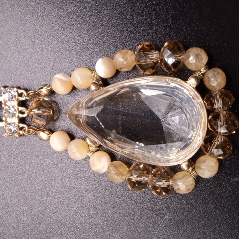 STAYEMENT NECKLACE/ 2 PRS EARRINGS - Picture 14 of 14